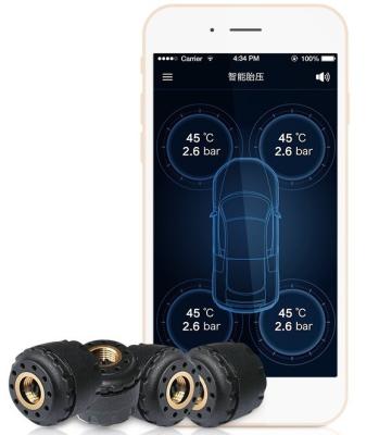 China Airplane Aluminum Bluetooth 4.0 Car Tpms System / Auto Tire Pressure Sensor for sale