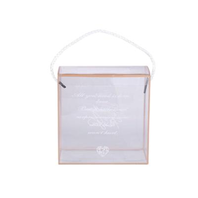 China Recyclable Transparent Clear Pvc Packaging Small Plastic Box For Food Candy Gift Cosmetics for sale