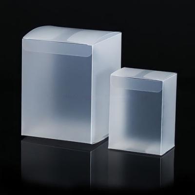 China Recyclable Manufacture competitive Price frosted surface plastic transparent packaging boxes customized logo for sale