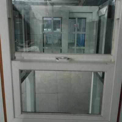 China Easy Folding Screen Installation Window Design Insulated Plastic Office Windows UPVC Hung Windows Single Curtain Windows for sale