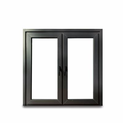 China Magnetic Screen American NFRC Approved Block UPVC Vinyl New Design PVC Glass Casement Windows With Blinds For Family Decoration for sale