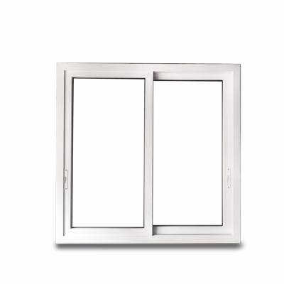 China Panama Buildings Single Glass Vinyl Double Glass UPVC Horizontal Sliding Door Hardware Window Price Folding Screen zu verkaufen