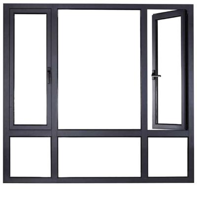 China Swing Insulated Aluminum Window Casement Opening China Aluminum Windows Windows and Doors for Aluminum Profile for sale