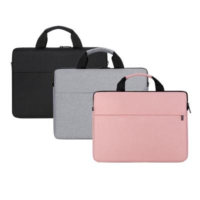 China 100% Eco-friendly Custom Portable Waterproof Canvas Laptop Bags 13/14/15/15.6 Inch For Men Women Computer for sale