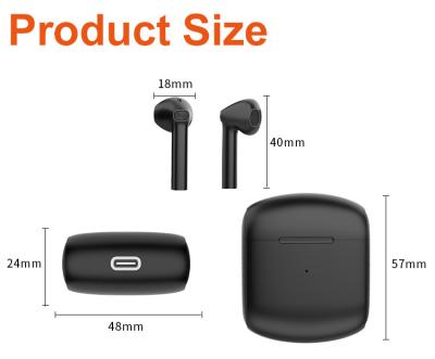 China In-Ear BT 5.1 TWS Wireless Earbuds J80 With 8 Hours Music Time BT Gaming Headset Genuine Stereo Earphone for sale