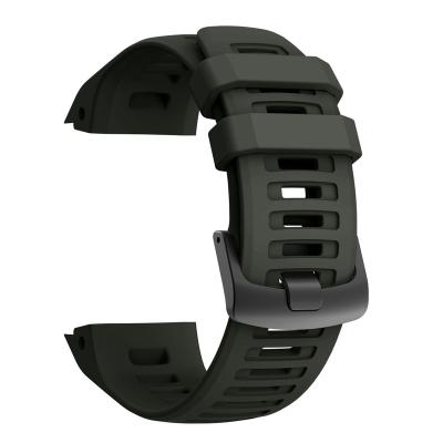 China Rubber Silicone Watch Band Strap For Garmin Instinct Smart Watch 22mm Replacement Band Strap Strap for sale