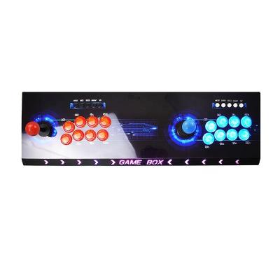 China Arcade Box Video Game Machine Pandora 9 1500 in 1 Arcade Console 8 Buttons Design 2 Players Controller Iron Box 1+16G Colored Lightbar for sale