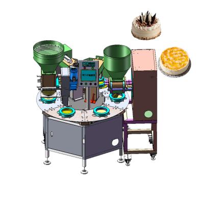 China PLC Full Automatic Cake Production Line 220V For Cake Base Making for sale