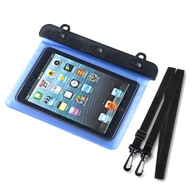 China Universal Waterproof Underwater Waterproof Case Dry Bag with Lanyard Waterproof Tablet Bag for sale