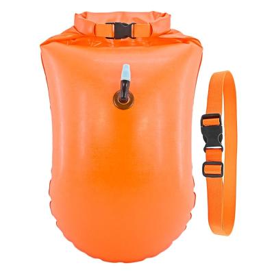 China Best Yuanfeng Inflatable Swim Buoy Dry Bag Traction Buoy Workout Swim Buoy Waterproof Swimming Bubble for sale