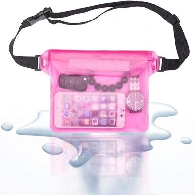 China Yuanfeng Logo Waterproof Phone Fanny Pack Custom Waist Pouch With Waist Strap for sale