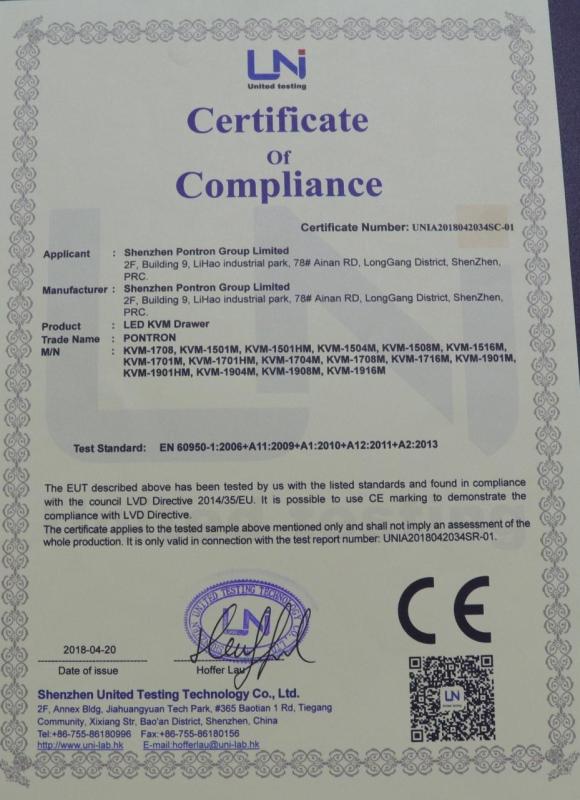 CE - Shenzhen Pontron technology Limited