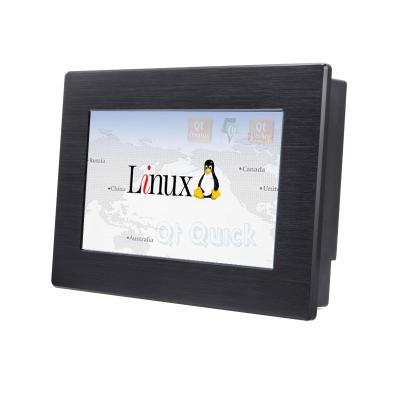 China 7 Inch 7 Inch Linux System Embedded PC HMI Industrial Control Embedded Panel PC Capacitive Or Resistive Touch Screen for sale