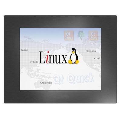 China 8 inch human machine interface hmi touch screen panel Linux system 3 PC USB port 8 inch LCD screen for sale