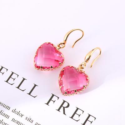 China Best Selling Korean Creative Irregular Temperament Inlaid Earring NEW Style Color All-match Earrings FASHION Dangle for sale