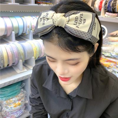 China High Quality Hot Selling 4 Colors Bow Hairband Women Summer Head Ornaments Jewelry 2021 Fashionable Big From China for sale