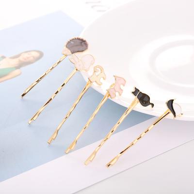 China Trendy jewelry 2021 new listing fashion hair accessories 2021 clip cute cartoon animal hairpin hair clips for women for sale