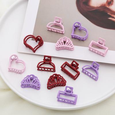 China Hot Selling Girl Fashion Cute Hair Accessories Mini Shell Heart Shaped Hair Clips Bangs Clip Side Hair Clip 2021 for sale