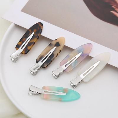 China 2021 Fashion Jewelry Maker Spot Girl Designer Hair Clips Shape No Crease Hair Clips for Women and Girls for sale