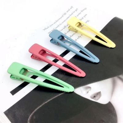 China Trendy jewelry 2021 manufacturers supply popular barrette hair accessories candy color hairpins from China for sale