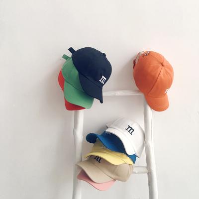 China Picture hats cap topi anak Para ninos kid kids baseball 2021colorful kids hats m letters embroidered kids hats for sale