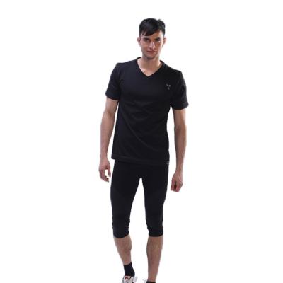 China Summer Breathable Hot Sale Breathable Comfortable And Handsome Soft Black T Shirt For Men for sale