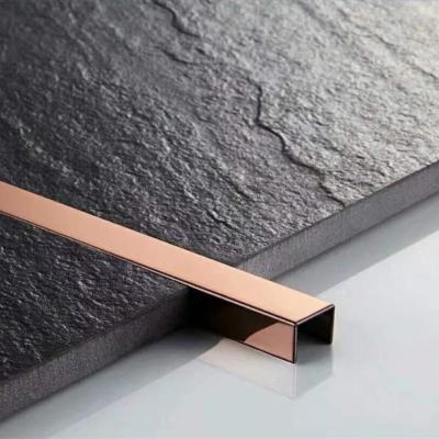 China Foshan Factory XZY Modern Stainless Steel Tile Trim Tile Corner Trim For Wall Edges Decoration 304/316 Stainless Steel Patch Panel. for sale