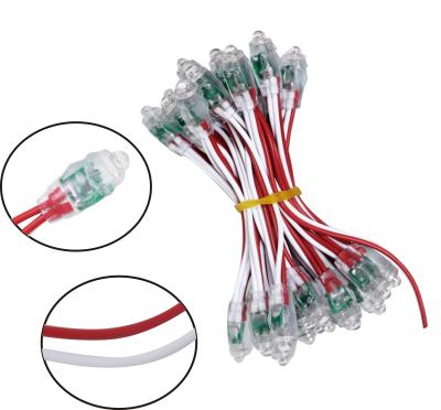 China 5v/12v 9mm single colour Christmas string lights for sale