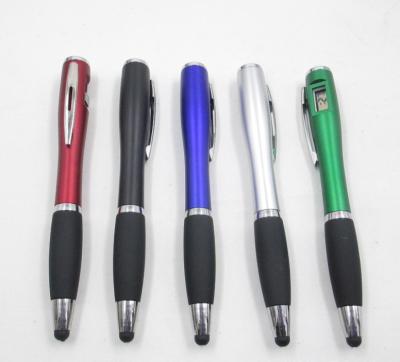 China Promotional Plastic Ball Pen With Watch from Pen Factory Supplies Plastic Ballpoint Pen With Digital Clock Touch for Promotional Gifts for sale