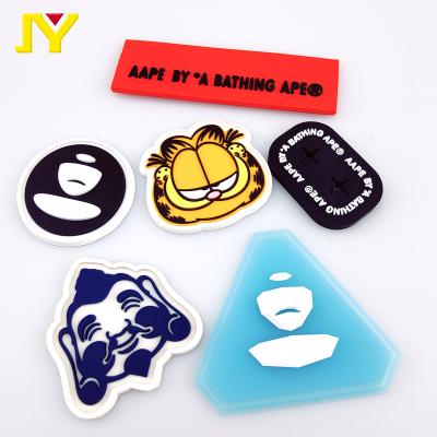 China Eco-friendly Exquisite 3d Patch Silicone PVC Rubber Custom Garment Labels Sustainable for sale