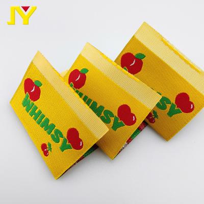 China Viable Customized Clothing Label Tag Weaving Fabric Garment Labels Custom Size Mainline Viable Labels for sale