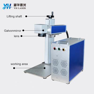 China Portable Laser CUT 20W 30W 50W Jewelry Gold Laser Marking Machine For Metal Engraving for sale