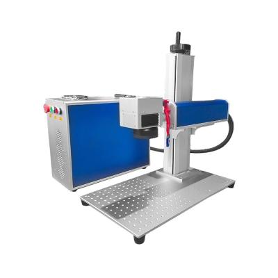 China Metal Fiber Laser 20w 50w Max Raycus JPT Fiber Laser Marking Machine Automated Loading Desktop Portable Low Price for sale