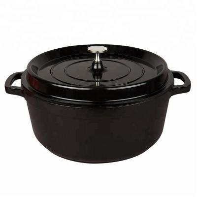 China Sustainable enamel cast iron cookware /pan/dutch oven for sale