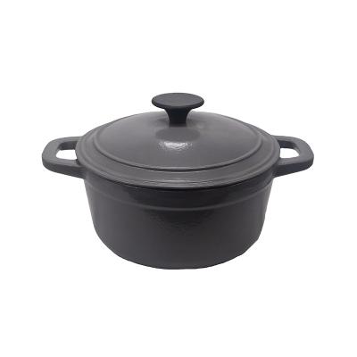 China Sustainable Cast Iron Casserole Dutch Oven Enamel Pot General Use for Gas and Induction Cooker for sale