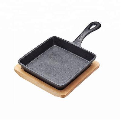 China New Cheap Non-Stick Deep Melt Mini Square Fry Pan Viable Factory Retail for sale