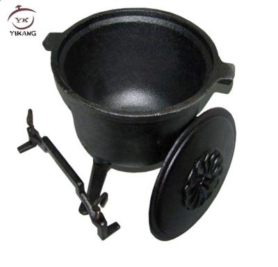 China Chinese Factory Wholesale Pots Viable Classic Cast Iron Classic Jambalaya Pot for sale