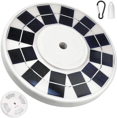 China Solar Powered Outdoor Waterproof Garden Flag Pole Lights Downlight Night Garden Lighting for sale