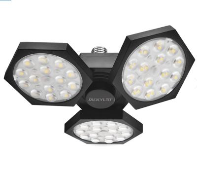 China LED High Brightness Outdoor Mounted Adjustable Light with 3 Panel Shop Light with Garage Warehouse Lights for sale