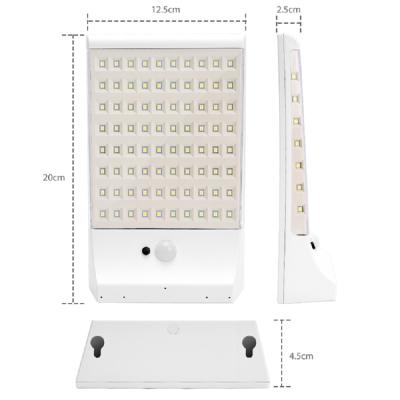 China JACKYLED Tempered Glass New Products Outdoor Waterproof Mount Single Solar Three Mounted Wall Light for sale