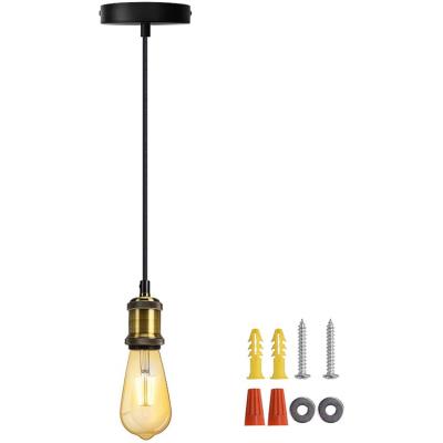 China Other JACKYLED Light Bar High Quality Durable Vintage Restaurant Cafe Pendant Black Handing Light for sale