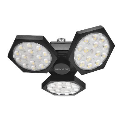 China JACKYLED Garage Light 60W Ultra-bright Deformable Ultra-bright Deformable LED Garage Light 60W Trilights Intense LED Garage Lights for sale