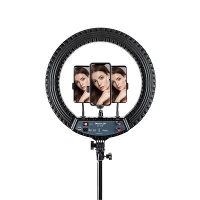 China Home Lighiting Use JACKYLED Manufacturer Professional Fill Led Rgb Phone Camera 18 Inch Selfie Ring Light for sale