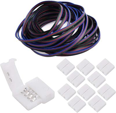 China LANDSCAPE JACKYLED LED Connectors 33ft 10m RGB Wire Extension Cable Driver Line Cord LED Light Strips for sale