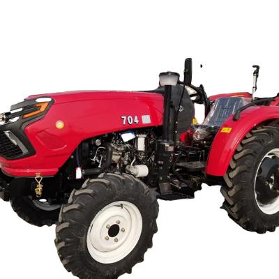 China Farms China TE 50HP 60HP 70HP Farm Wheel Tractor 4X4WD With Good Condition Cheaper Price for sale