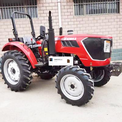 China Low fuel consumption Ariculture tractores diesel powered agricolas four drive 70hp field cultivator agricultural tractor for sale