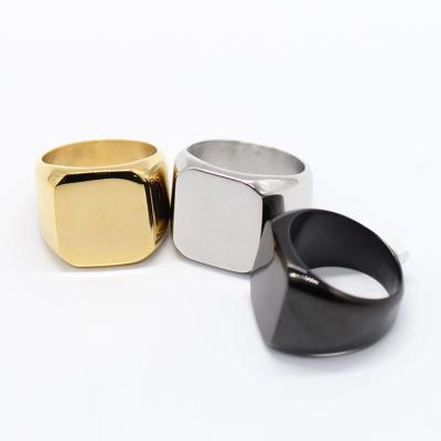 China Stainless Steel Men's Simple Ring High Quality Jewelry Casual/Sporty Style for sale