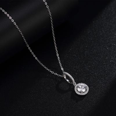 China BOHEMIA Snowflake Crystal Necklace Zircon Crystal Ring 925 Sterling Silver Jewelry Set Women Bling for Women for sale