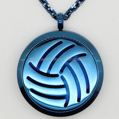 China Stainless Steel Custom Design Volleyball Stainless Steel Jewelry Necklace for sale