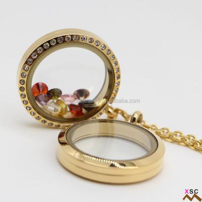 China 316 Stainless Steel Stainless Steel Maze Design Floating Locket Glass Pendant Memory Charm Pendant Free Shipping Fee to USA for sale